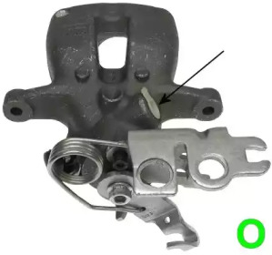 Суппорт диского колесного тормозного механизма TEXTAR для VW CADDY III Variant (2KB, 2KJ, 2CB, 2CJ) 1.6