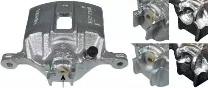 Суппорт диского колесного тормозного механизма TEXTAR для HONDA CIVIC V седан (EG, EH) 1.5 i 16V (EG8)