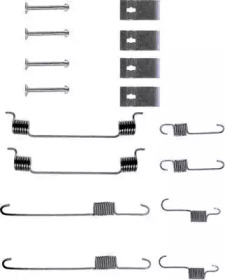 Барабанный тормозной механизм TEXTAR для KIA PRIDE (DA) 1.1 i