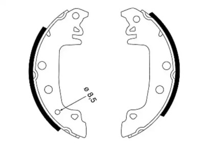Тормозная колодка / накладка TEXTAR для PEUGEOT 305 II Break (581E) 1.9 Diesel