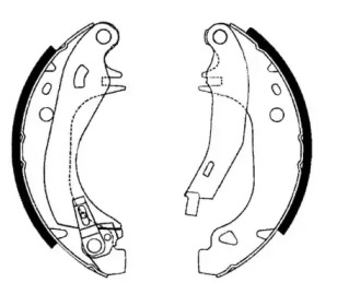 Тормозная колодка / накладка TEXTAR для PEUGEOT 205 I (741A/C) 1.7 Diesel