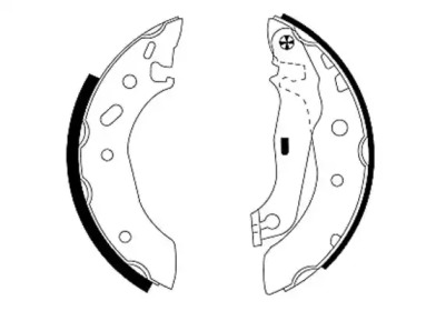 Барабанный тормозной механизм TEXTAR для MAZDA 121 III (JASM, JBSM) 1.8 D