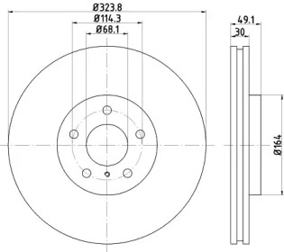 Дисковой тормозной механизм TEXTAR для NISSAN 350 Z купе (Z33) 3.5