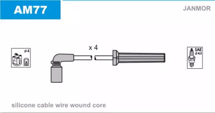 Система зажигания / накаливания JANMOR для DAEWOO REZZO (KLAU) 1.8