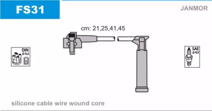 Свечной кабель / соединительные элементы JANMOR для FORD PUMA (EC_) 1.7 16V