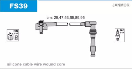 Система зажигания / накаливания JANMOR для FORD SCORPIO II Turnier (GNR, GGR) 2.9 i 24V