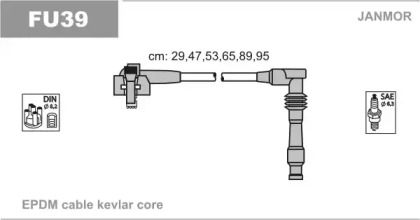 Система зажигания / накаливания JANMOR для FORD SCORPIO II Turnier (GNR, GGR) 2.9 i 24V
