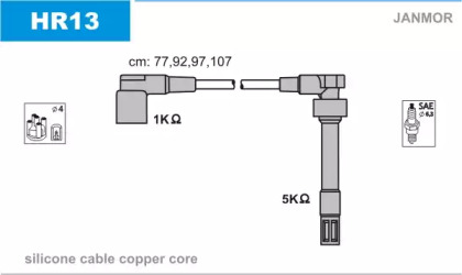 Свечной кабель / соединительные элементы JANMOR для BMW 3 Compact (E36) 318 ti