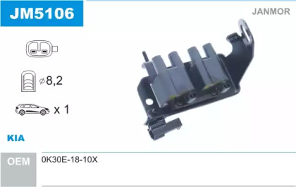 Система зажигания / накаливания JANMOR для KIA RIO универсал (DC) 1.5 16V