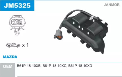 Система зажигания / накаливания JANMOR для MAZDA MX-5 I (NA) 1.8