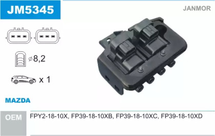 Система зажигания / накаливания JANMOR для MAZDA 323 F VI (BJ) 1.9 16V
