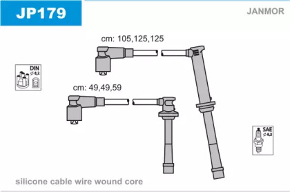 Система зажигания / накаливания JANMOR для MAZDA 626 IV Hatchback (GE) 2.5 24V