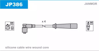 Система зажигания / накаливания JANMOR для MAZDA E-SERIE Фургон (SR2) E2000
