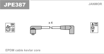 Система зажигания / накаливания JANMOR для MAZDA RX 7 III (FD) 1.3 Twin Turbo