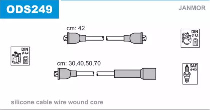 Система зажигания / накаливания JANMOR для OPEL REKORD D 1.9