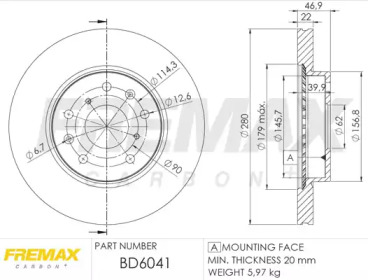 Дисковой тормозной механизм FREMAX для SUZUKI SX4 (EY, GY) 1.6 VVT 4x4 (RW 416)
