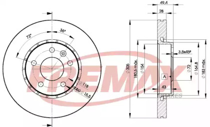 Ступица колеса / установка FREMAX для NISSAN PRIMASTAR Фургон (X83) 2.0