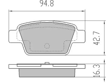 Тормозные колодки FREMAX для FIAT STILO Multi Wagon (192_) 1.9 JTD
