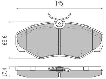 Тормозные колодки FREMAX для NISSAN PRIMASTAR Фургон (X83) 2.0