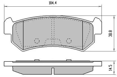 Тормозные колодки FREMAX для CHEVROLET NUBIRA седан 2.0 D