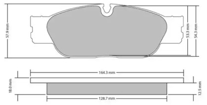 Тормозные колодки FREMAX для JAGUAR S-TYPE (X200) 2.5 V6