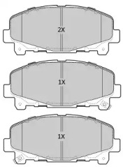 Тормозные колодки FREMAX для HONDA ACCORD VIII универсал (CW) 2.2 i-DTEC (CW3)