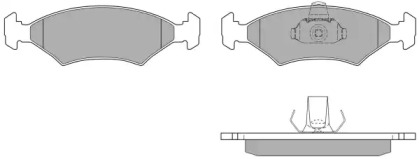 Тормозные колодки FREMAX для FORD PUMA (EC_) 1.7 16V