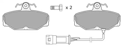 Дисковой тормозной механизм FREMAX для FORD SIERRA Хэтчбек (GBC, GBG) 2.0 i DOHC