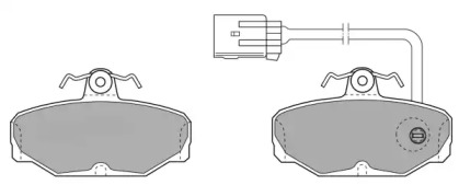 Дисковой тормозной механизм FREMAX для FORD SIERRA Хэтчбек (GBC, GBG) 2.0 16V Cosworth 4x4