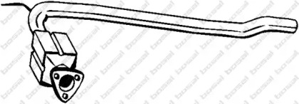 Выхлопная система BOSAL для VW TRANSPORTER IV c бортовой платформой/ходовая часть (70XD) 1.9 TD