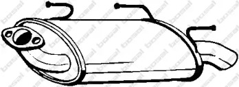 Выхлопная система BOSAL для NISSAN ALMERA II Hatchback (N16) 1.5