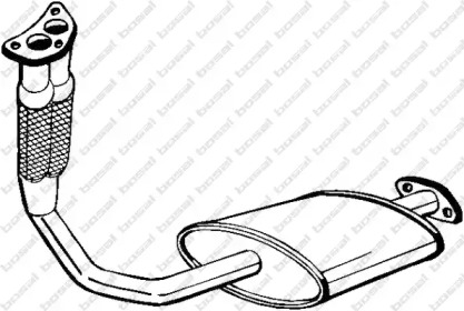 Выхлопная система BOSAL для FORD ESCORT '91 Express (AVL) 1.8 D