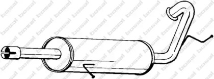 Выхлопная система BOSAL для FORD TRANSIT автобус (E_ _) 2.5 DI (EBL, EDL, EDS, ESL, ESS)