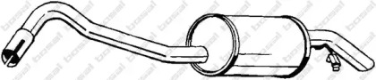 Выхлопная система BOSAL для FORD ESCORT VI Turnier (GAL) 1.4