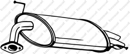 Выхлопная система BOSAL для HONDA ACCORD VI Hatchback (CH, CL) 1.8 i (CH6)