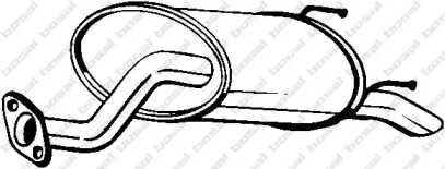 Выхлопная система BOSAL для HONDA JAZZ II (GD_, GE3, GE2) 1.2 i-DSI (GD5, GE2)