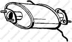 Выхлопная система BOSAL для MAZDA 626 III Hatchback (GD) 2.0 12V
