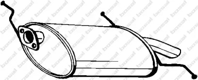 Выхлопная система BOSAL для KIA PRIDE (DA) 1.3 16V