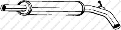 Выхлопная система BOSAL для VW POLO (6N2) 1.4 TDI