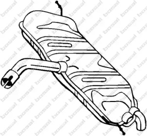 Выхлопная система BOSAL для VW GOLF VI (5K1) 1.4