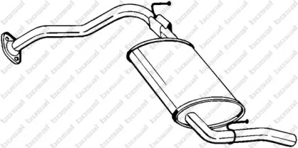 Выхлопная система BOSAL для MAZDA 323 P V (BA) 1.3 16V