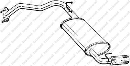 Выхлопная система BOSAL для MAZDA 323 F V (BA) 1.5 16V