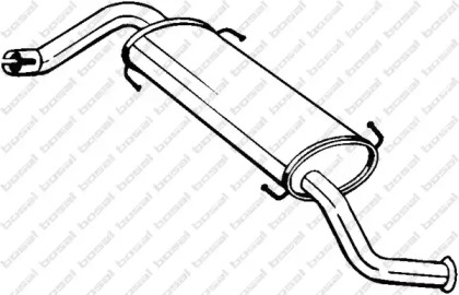 Выхлопная система BOSAL для PEUGEOT BOXER c бортовой платформой/ходовая часть 3.0 HDi