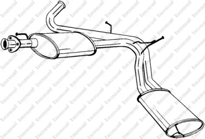 Выхлопная система BOSAL для PEUGEOT BOXER автобус (244, Z_) 2.8 HDi