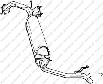 Выхлопная система BOSAL для HONDA CIVIC VIII Hatchback (FN, FK) 2.2 CTDi (FK3)