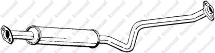 Выхлопная система BOSAL для NISSAN PRIMERA Hatchback (P12) 1.6