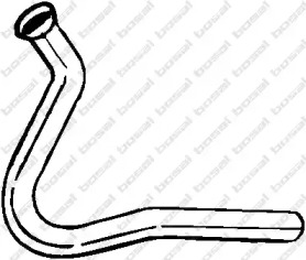Выхлопная система BOSAL для RENAULT RAPID Фургон (F40_, G40_) 1.4 (F402)