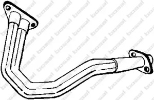 Выхлопная система BOSAL для FIAT PANDA (141_) 1000 4x4