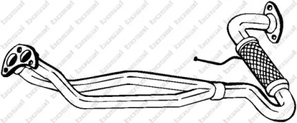 Выхлопная система BOSAL для FORD TRANSIT автобус (E_ _) 2.5 DI (EBL, ECL, EDS, EDL)