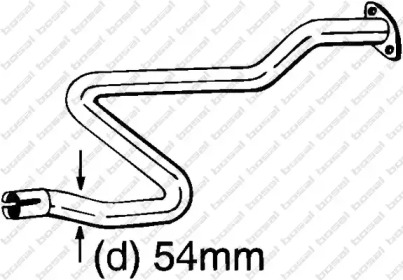Выхлопная система BOSAL для MAZDA 626 V Station Wagon (GW) 2.0 Turbo DI